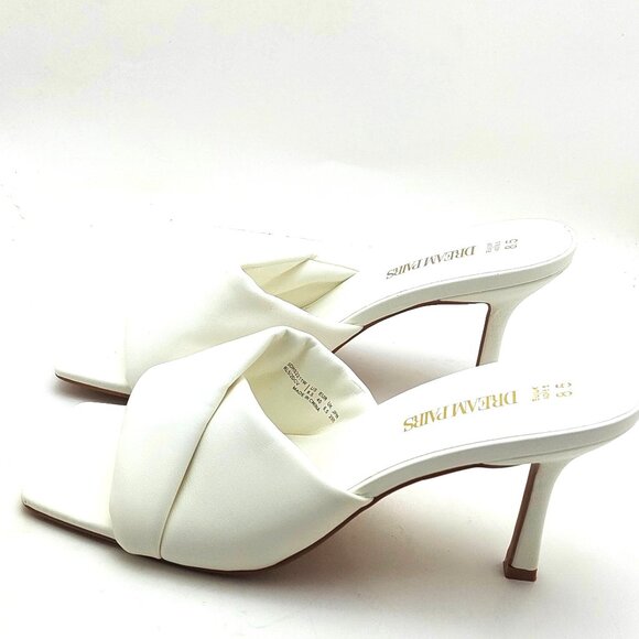 DREAM PAIRS Women’s High Stilettos Heels Open Square Toe -   Size US 8.5 - Picture 2 of 9